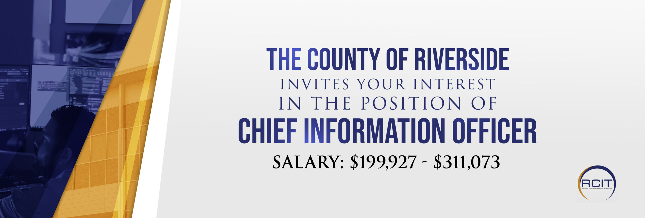 County of Riverside Seeking CIO (Recruitment Closed)